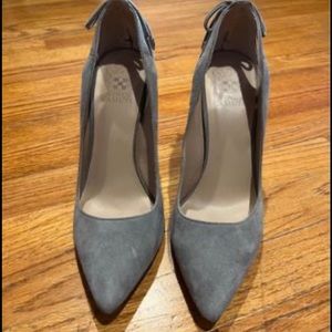 Vince Camuto heels, grey suede